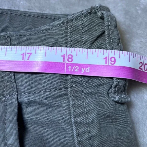 Old Navy Lived In Straight Cargo Shorts Mens 38 Grey Built In Flex Pockets - Picture 9 of 16